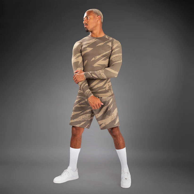 Performance Long Sleeve Rashguard - Desert Camo