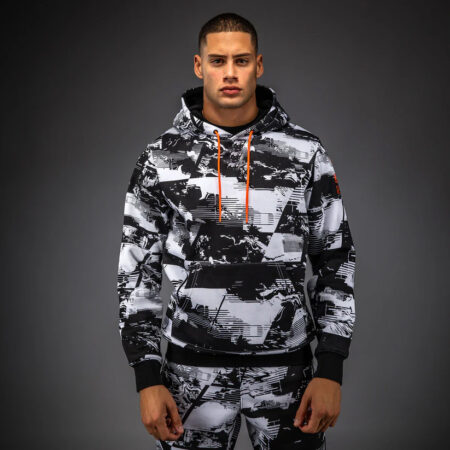 Custom Men’s Pullover Hoodie – Zenith White | Premium Streetwear Fully Customizable Pullover Hoodie