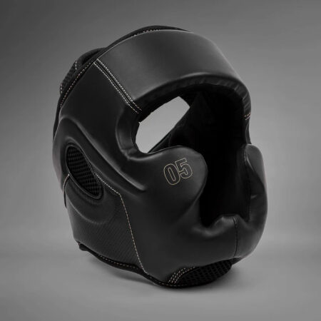 Custom Boxing Headgear – Impact Evo Black Professional Protection
