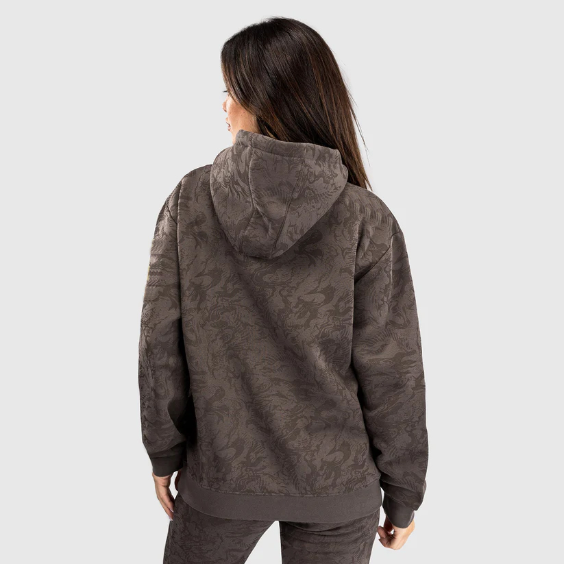 Fusion by Venam Custom Women’s Pullover Hoodie – Earthen Brown - Image 3