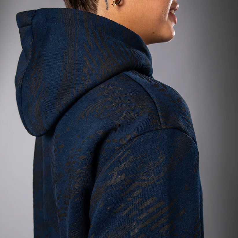 Fusion by Venam Custom Women Pullover Hoodie – Oceanic Blue - Image 2