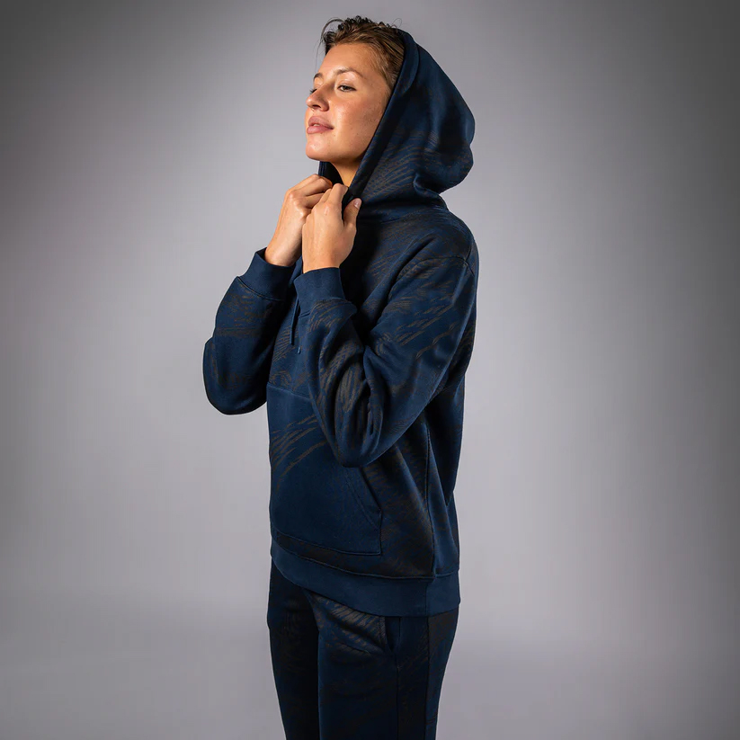 Fusion by Venam Custom Women Pullover Hoodie – Oceanic Blue - Image 3