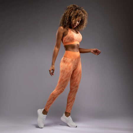 Graffiti by Venam – Custom Women’s Full-Length Leggings – Velvet Apricot