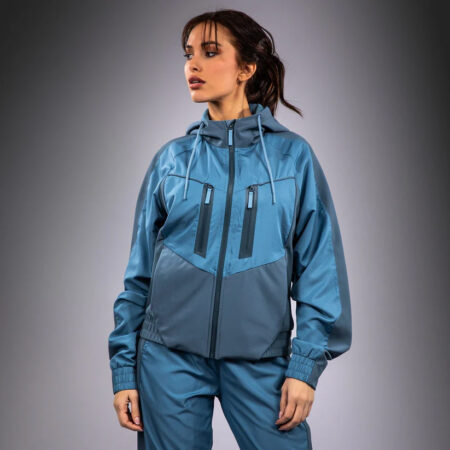 Custom Laser 3.0 Women Track Jacket by Venam – Blue