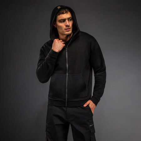 Urban GI Custom Full Zip Hoodie – Black Edition for Brands