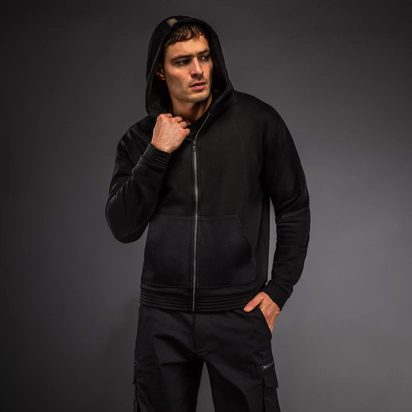 Urban GI Custom Full Zip Hoodie – Black Edition for Brands