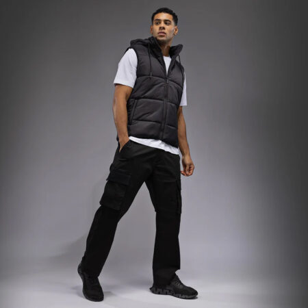 Custom Urban Guard Down Vest – Black