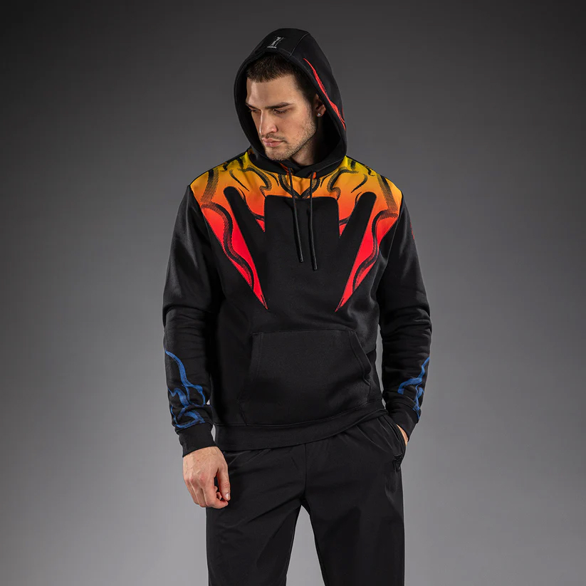 Custom Tekken 8 Hoodie Yoshimitsu Pullover – Black Orange Edition